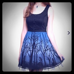 Disney Alice In Wonderland silhouette dress
